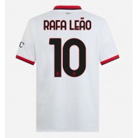 Billiga AC Milan Rafael Leao #10 Borta fotbollskläder 2024-25 Kortärmad